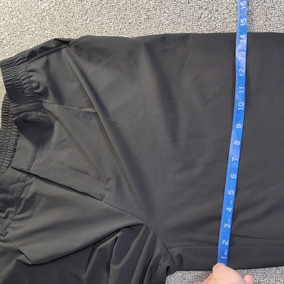 ALO Yoga High-Waist Dreamscape Pleated Wide Leg Trouser Size Large Long in Black - Picture 14 of 14